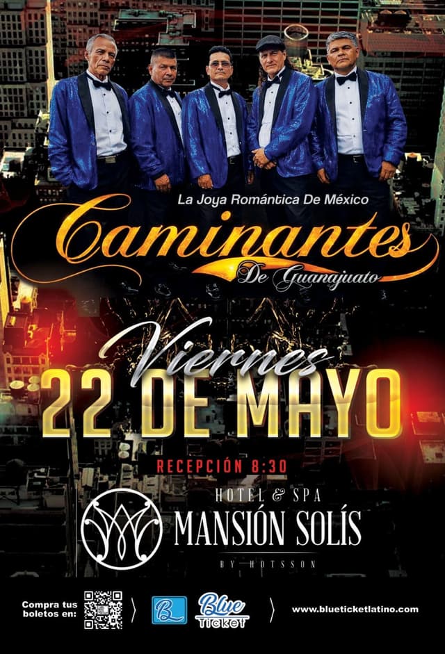 LOS CAMINANTES DE GUANAJUATO EN MANSION SOLIS