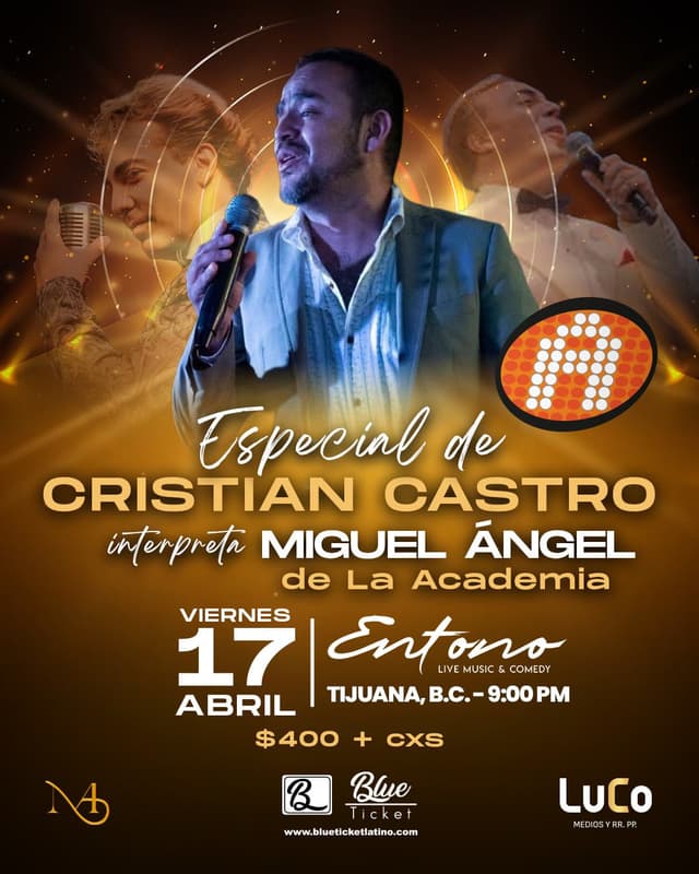 ESPECIAL DE CRISTIAN CASTRO EN TIJUANA